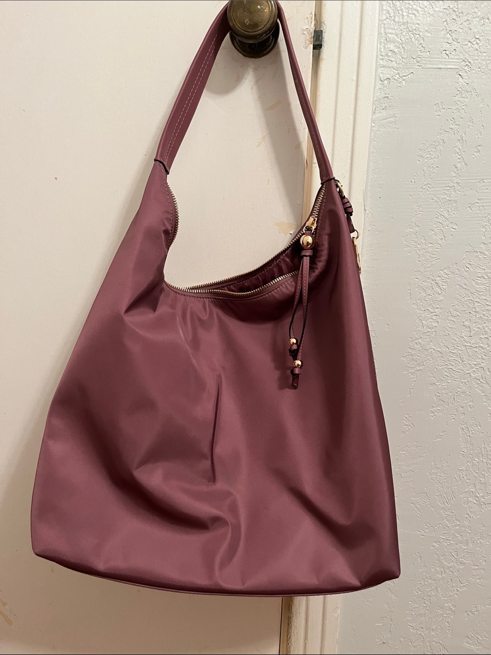 Victoria Secret - Women's Mauve Shoulder Hobo Bag - Stylish Everyday Carry